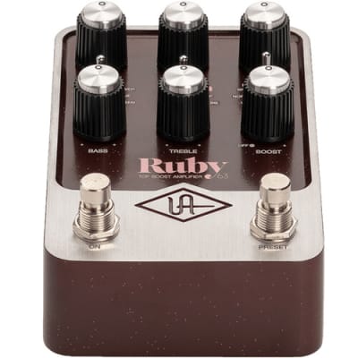 Universal Audio Ruby '63 Top Boost Amplifier Pedal image 2