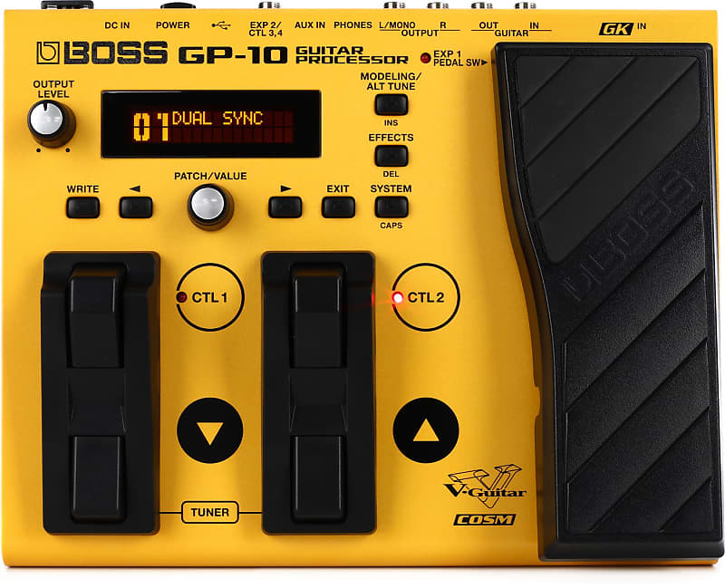 Boss GP-10 Guitar Processor with GK-3 Pickup (3-pack) Bundle image 1