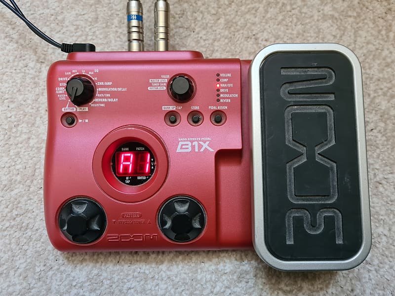 Zoom B1x Multi Effect Bass Pedal Reverb Uk