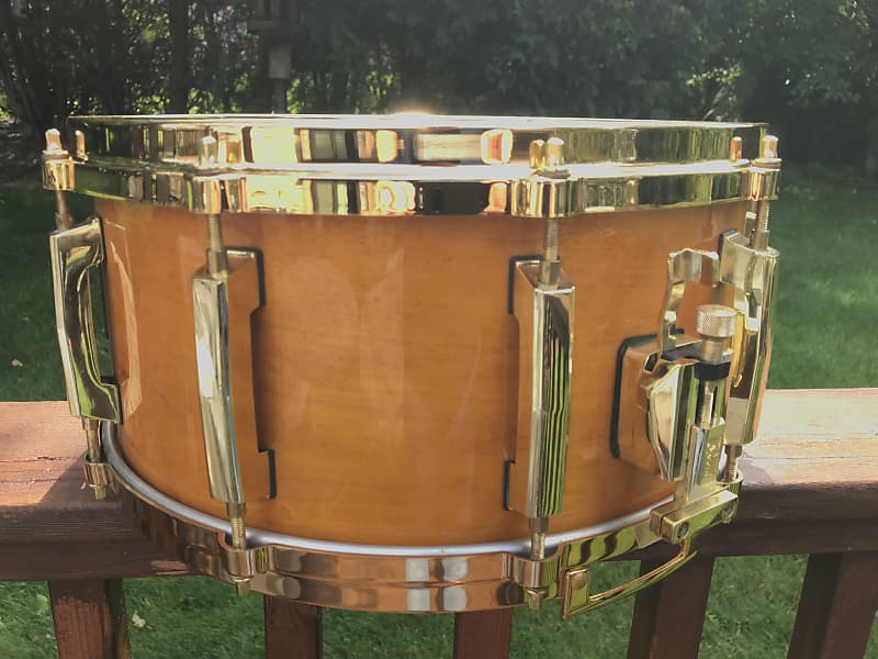 Pearl Custom Classic Snare Drum ONE PIECE Maple Shell