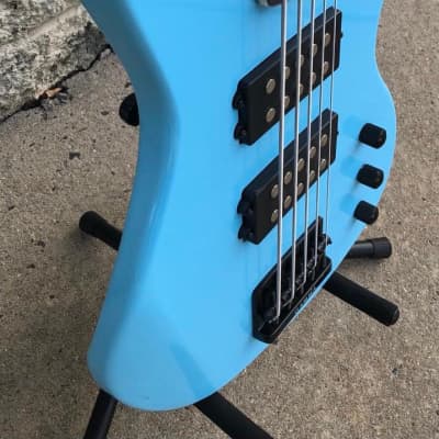 GAMMA Custom Bass Guitar H521-01, 5-String Kappa Model, Hamptons Blue image 1