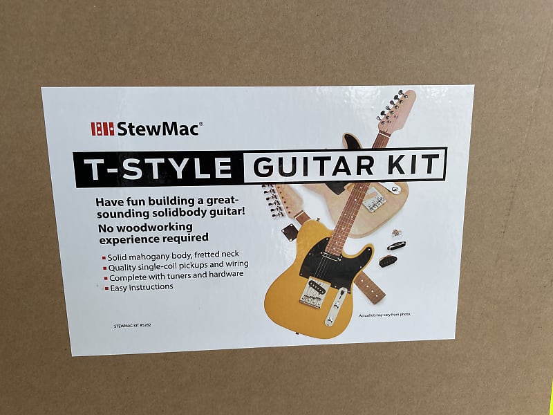 StewMac Telecaster Style Electric Guitar Kit 2022 - Unfinished