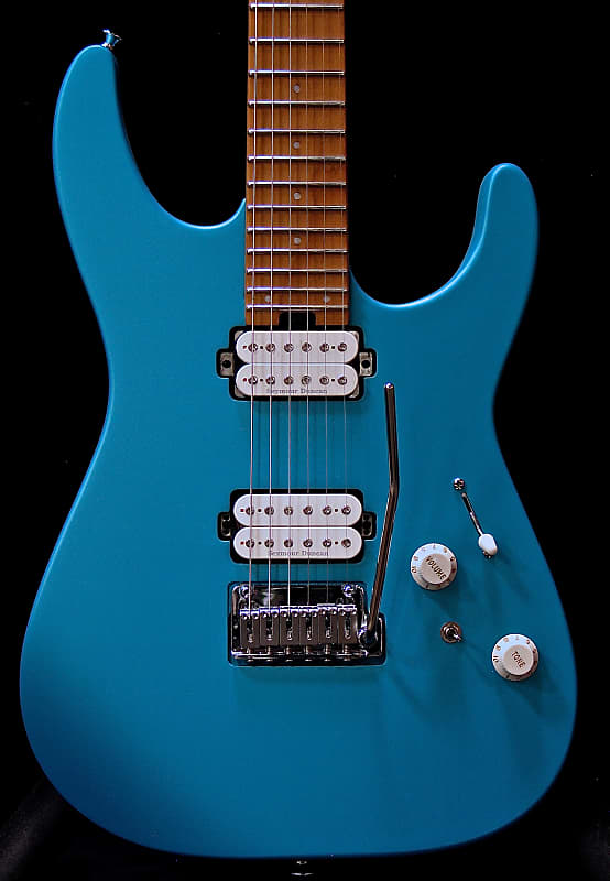 Charvel PM DK24 HH 2PT Matte Blue Frost | Reverb