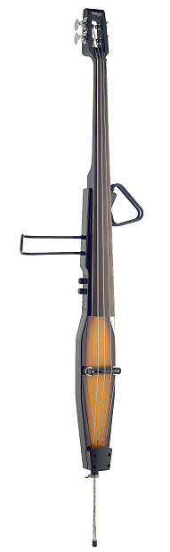 Stagg EDB-3/4RDL-VBR Deluxe 3/4-Size Electric Double Bass w/ Gig Bag image 1
