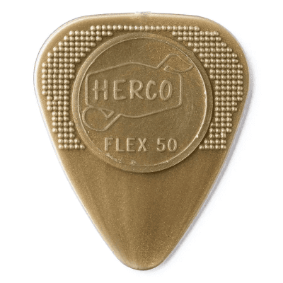 Dunlop HE210P Herco Nylon Flex 50 Medium Guitar Picks (12-Pack)