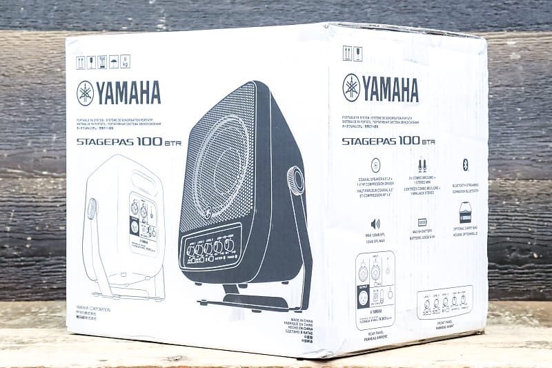 Yamaha STAGEPAS 100BTR Portable PA System 100-Watt 3-Channel Mixer