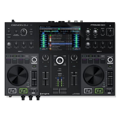 Denon DJ PRIME GO 2-Deck Rechargeable Smart DJ Console with 7-Inch HD Touchscreen and Sweep FX Control image 1