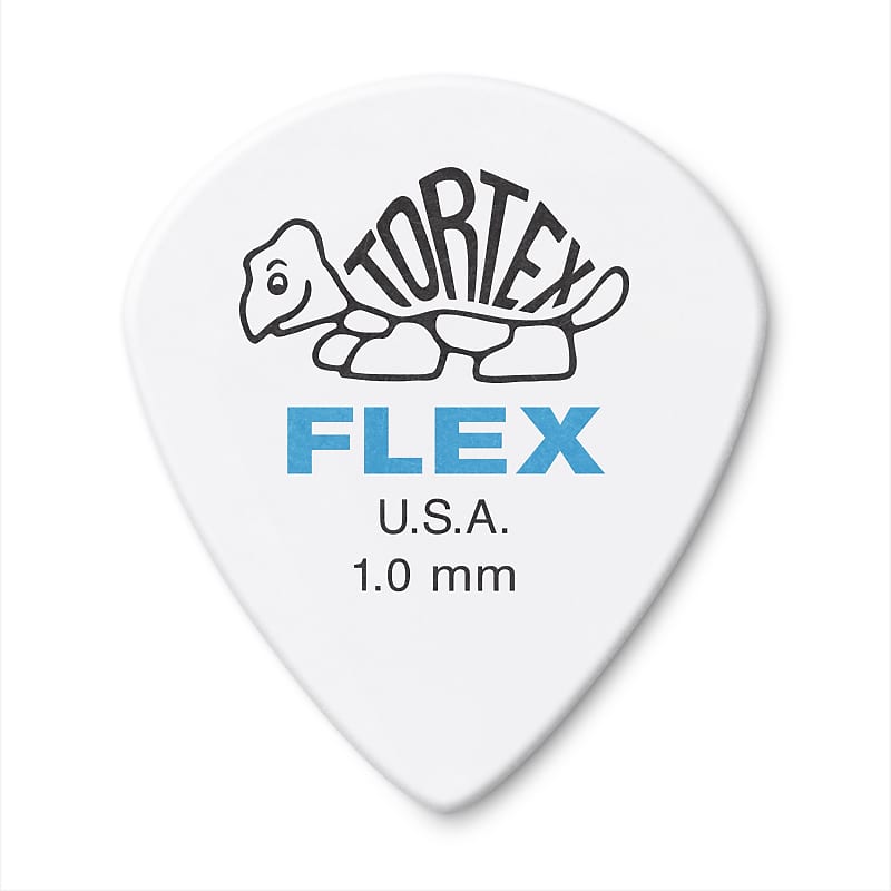Dunlop 468R10 Tortex Flex Jazz III 1mm Guitar Picks (72-Pack) image 1