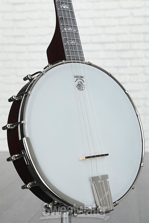 Deering Artisan Goodtime 19-fret Tenor Banjo - Dark Red | Reverb