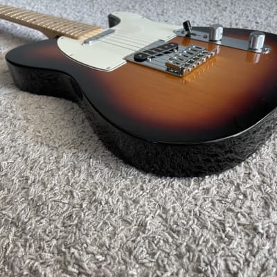 Fender Standard Telecaster 2017 3-Tone Sunburst MIM Maple Neck Guitar + Gig Bag image 3