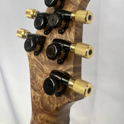 Barlow Guitars Osprey 7 String Fan Fret 2019 Golden Camphor - Satin W/ SKB Waterproof Hard Case image 13