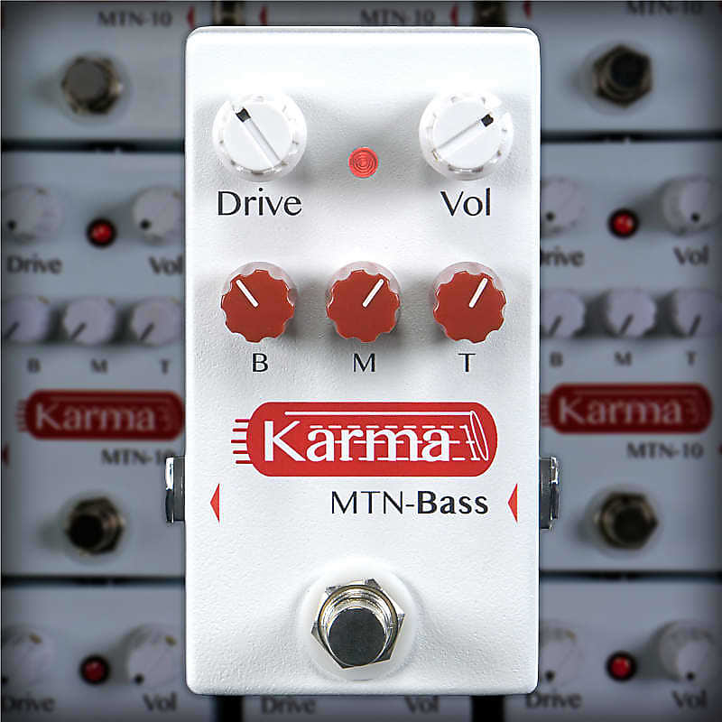Karma MTNBass OD/Distortion Pedal Reverb