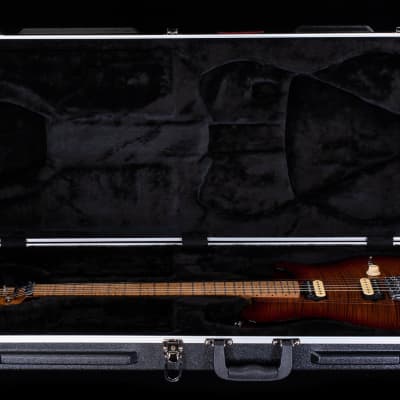 Ernie Ball Music Man Axis Roasted Amber Flame (240) image 7