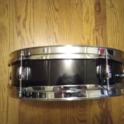 Pearl 3"x13" "Wood Shell"  Piccolo Snare Drum 2000's - Black Wrap image 3
