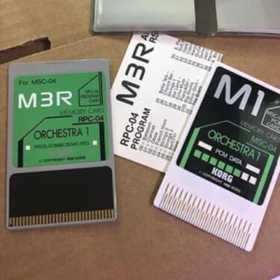 Korg Korg M1 and M3R Memory Cards RSC-4S *Used (AR088) image 2