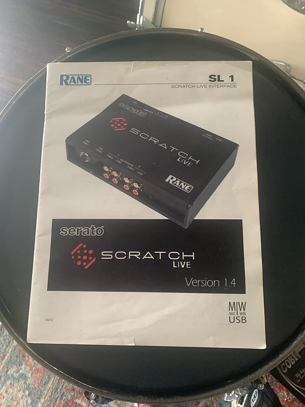 Rane Serato Scratch Live SL 1 Instruction Manual SL1 2004