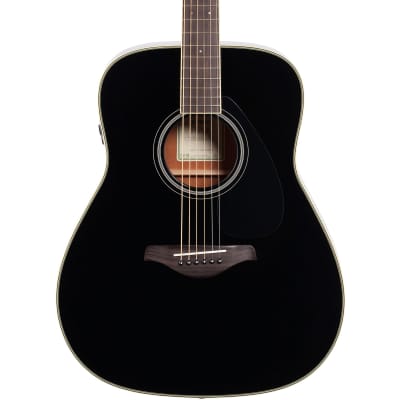Yamaha FG-TA TransAcoustic Dreadnought Acoustic-Electric Guitar w/ Chorus and Reverb - Black for sale