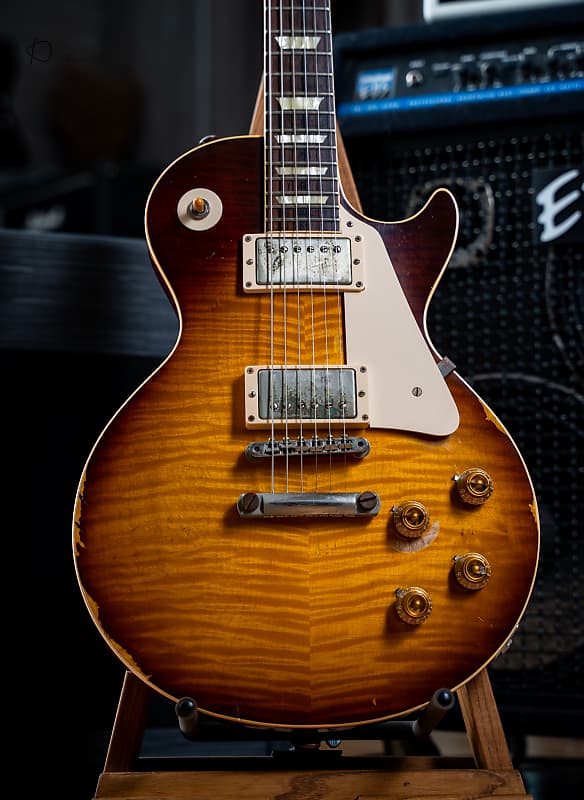 Gibson Custom Shop Joe Perry 1959 Les Paul Aged by Tom Murphy 2013 - Faded Tobacco Burst image 1