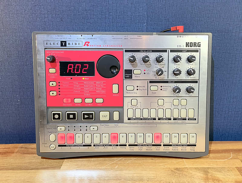 Korg Electribe-R ER-1 Rhythm Synthesizer - Silver | Reverb