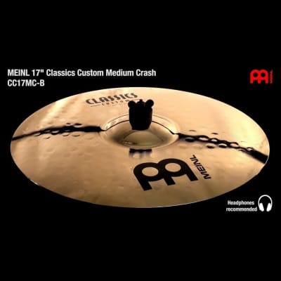 Meinl Classics Custom Medium Crash Cymbal 17 image 2