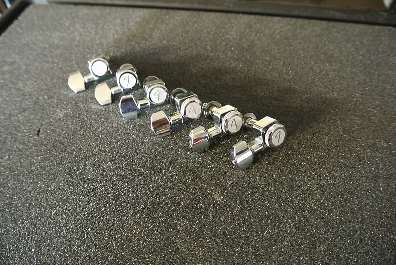 Fender chrome F locking tuners.. Reverb