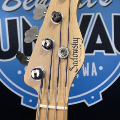 Sadowsky - NYC Tom Hamilton's Aerosmith, 4-String Bass Guitar (#83) 2000s - Blonde image 10
