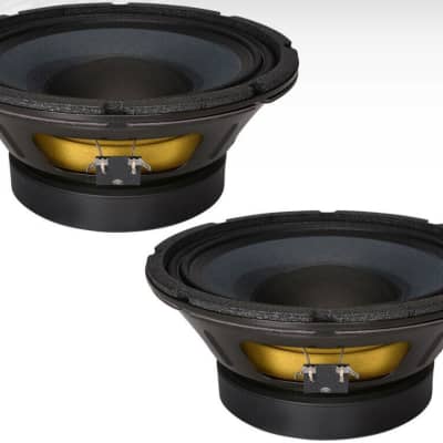 2x Eminence DELTA-10A 10" Mid-Bass Woofer 700W Midrange 8Ohm Replacement Speaker image 1
