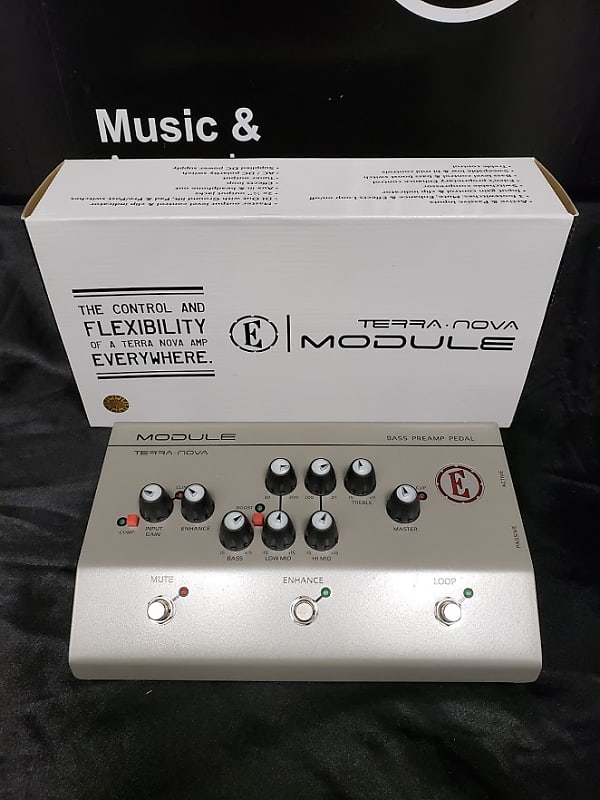 Eden Amplification Terre Nova Module Bass Preamp Pedal Reverb