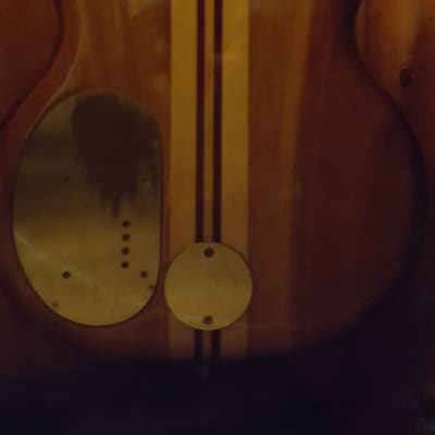 Alembic Series 1 Short scale bass 1979 Koa top. w/original Blue Alembic case.Additional Price Drop. image 8