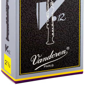 Vandoren SR6025 V12 Series Soprano Saxophone Reeds - Strength 2.5 (Box of 10)