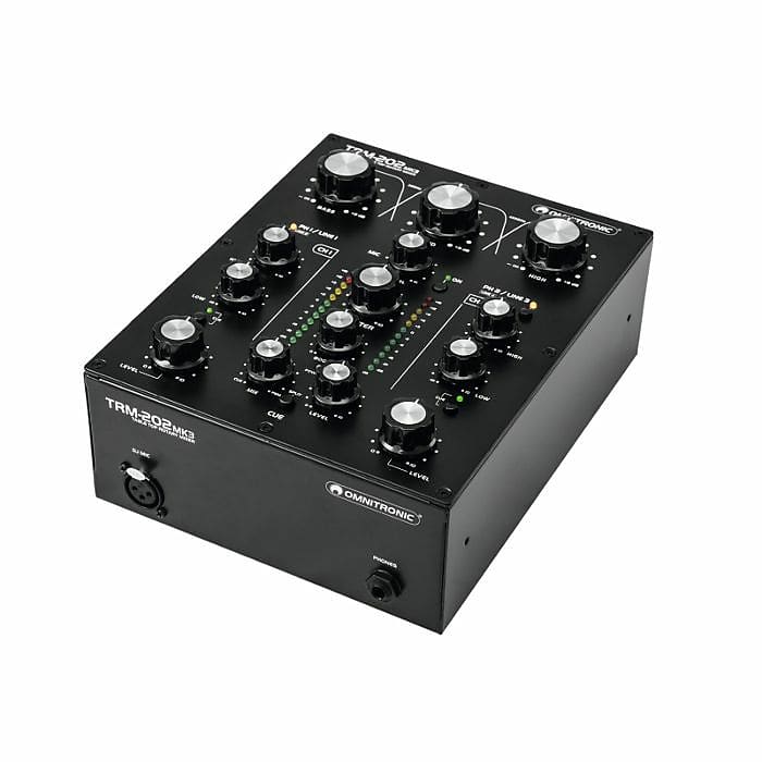 Omnitronic TRM-202MK3 2-Channel Rotary DJ Mixer | Reverb