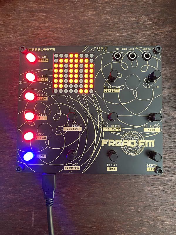 Meebleeps Freaq FM 8bit Digital FM Generative Synthesizer Reverb