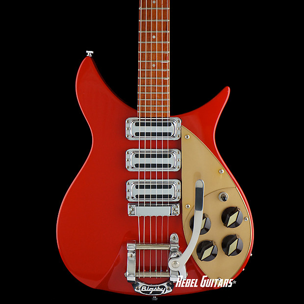 1998 Rickenbacker 325 V59 Guitar In Red w/ Bigsby - Short