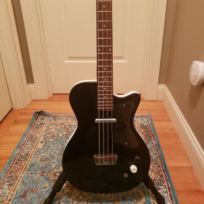 Silvertone 1444 bass guitar  1444 bass guitar  1960's - Black image 9