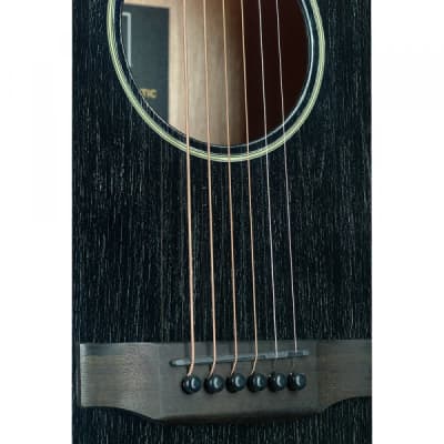 James Neligan YAK-ACFI Yakisugi Series Auditorium Mahogany Top 6-String Acoustic-Electric Guitar image 3