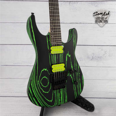 Jackson Pro Series Dinky DK2 Ash Electric Guitar (Green Glow) image 1