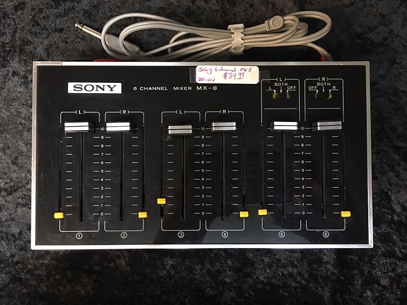 Sony MX-8 6 Channel Mixer | Reverb