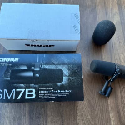 Shure SM7B and Cloudlifter CL-1 Microphone and Inline Preamp