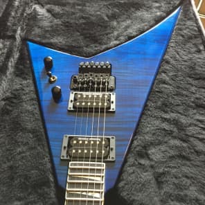 Jackson USA Custom Shop Rear Loaded Randy Rhoads  Transparent Blue image 21