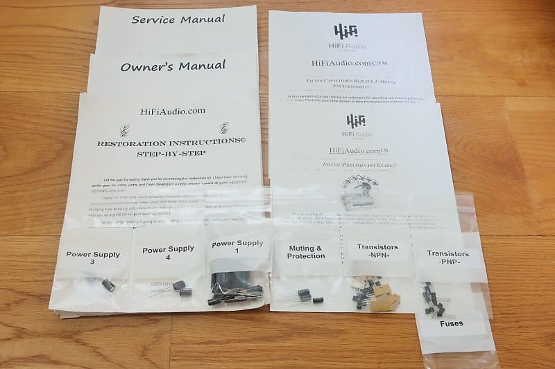 Yamaha M85 restoration kit filter capacitor repair rebuild fix  			