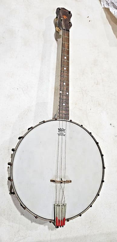 Gibson Oriole tenor banjo 1920-1940 - natural image 1