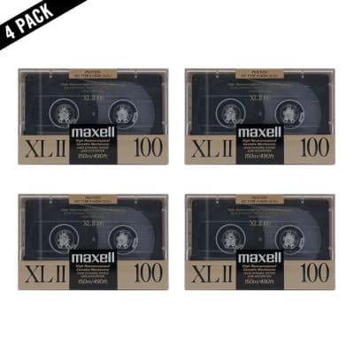 Maxell XLII-S 100 High Bias Cassette Tape (3-Pack)