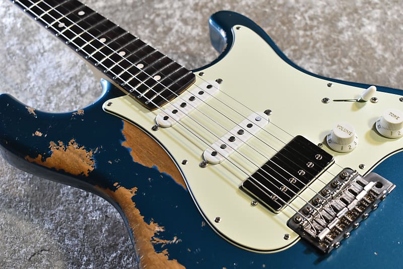 Sugi Guitars Custom Stargazer SSH Heavy Aged Lake Placid