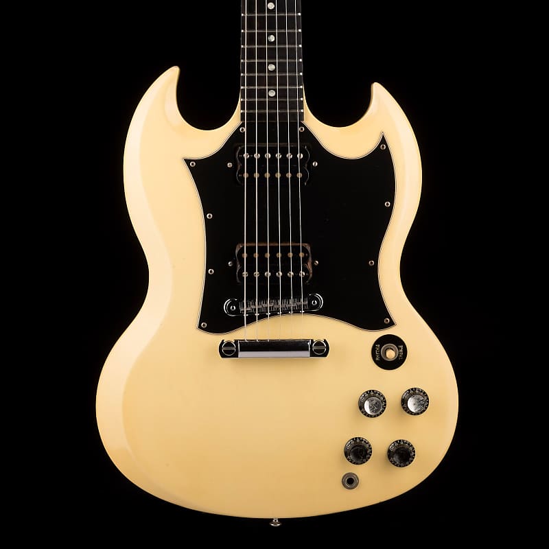 Pre Owned 2002 Gibson SG Special Vintage White Ebony