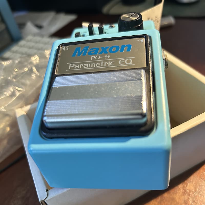 Maxon PQ-9 Parametric EQ 1981 - Baby Blue | Reverb