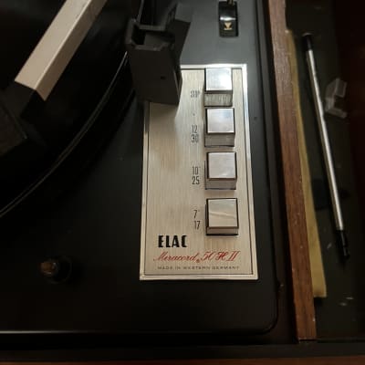 Elac Miracord Miracord 50 Hii 1970 - Wood cabinet image 11