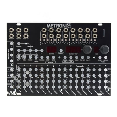 WMD Metron - 16 Channel Trigger & Gate Sequencer Black [Three Wave Music] image 2