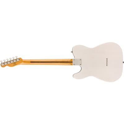 Squier by Fender Classic Vibe '50s Telecaster Guitar, Maple Board, White Blonde image 4