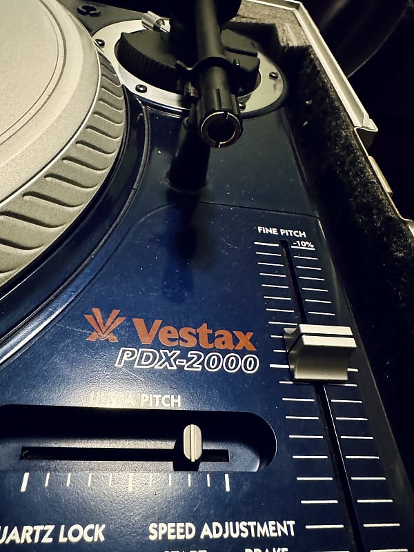 Vestax PDX-2000 Turntable RARE Limited Release Blue Finish | Reverb