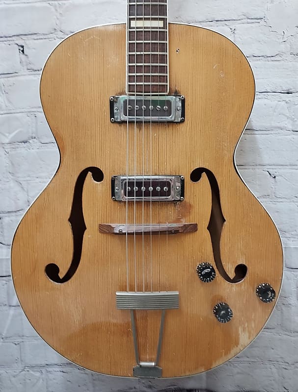 Vintage 1950's Gretsch Bacon Belmont Hollowbody Electric Guitar w/Hardshell case image 1